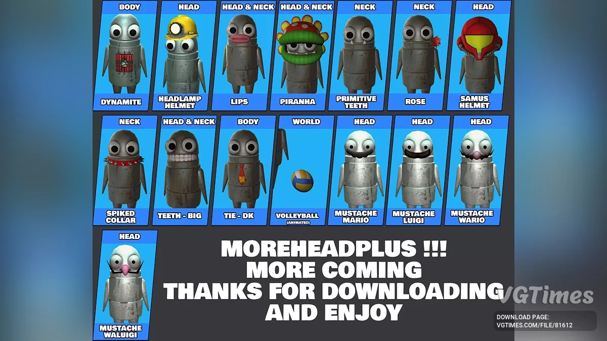 R.E.P.O. — Новые головы для персонажей