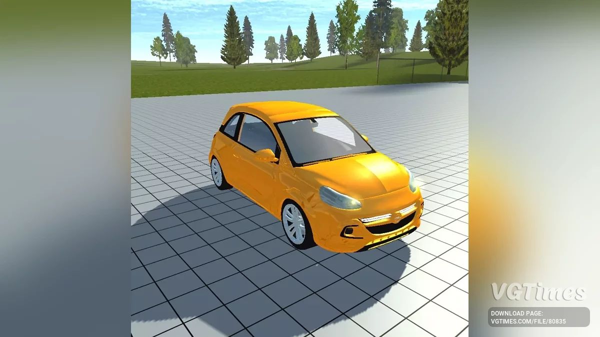 Simple Car Crash Physics Sim — Opel Adam