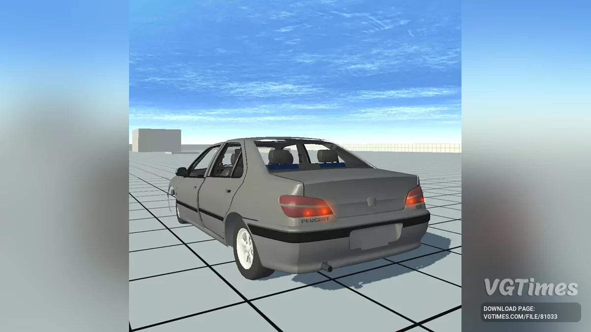 Not Simple Car Crash — Peugeot 406