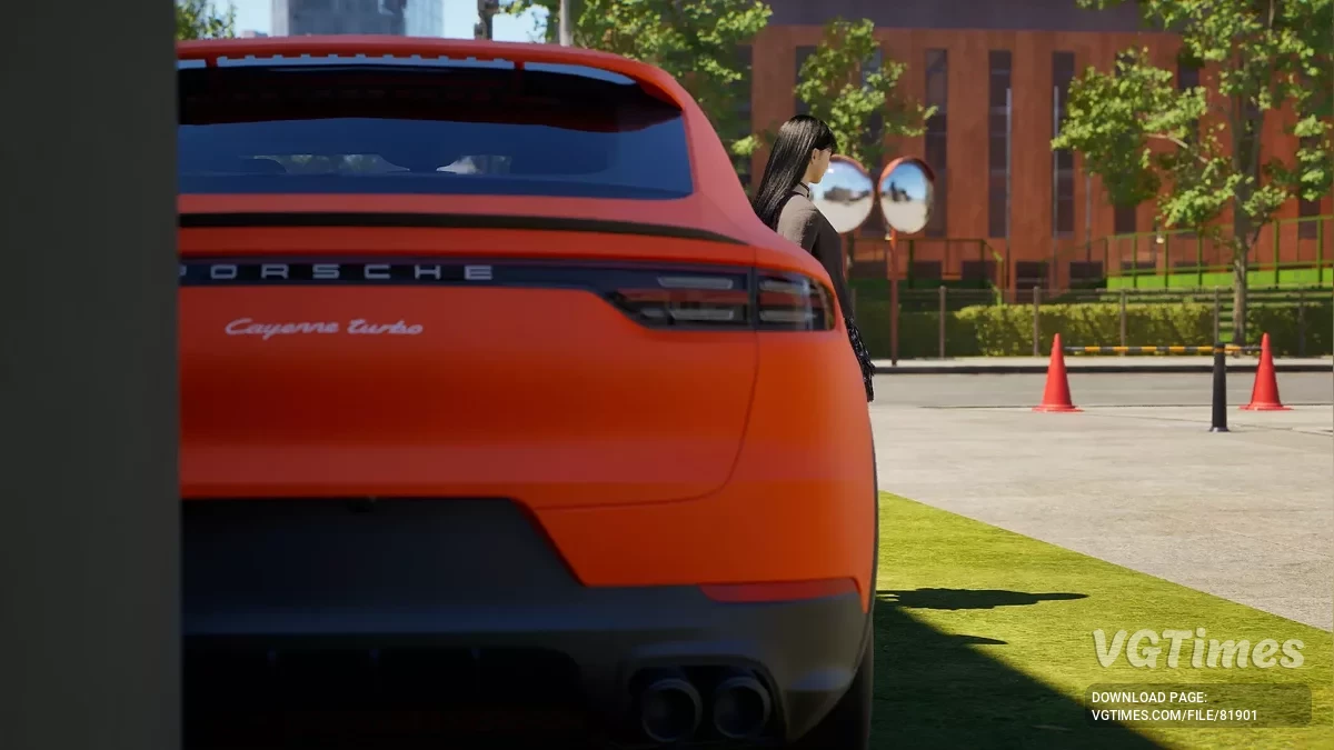 inZOI — Porsche Cayenne turbo coupe 2020 (украшение)