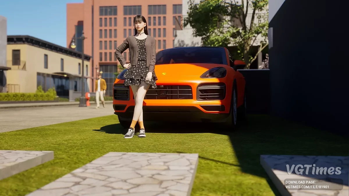 inZOI — Porsche Cayenne turbo coupe 2020 (украшение)