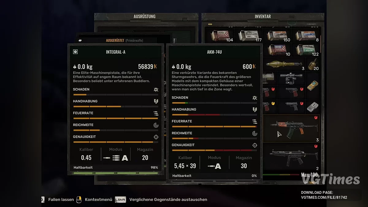 S.T.A.L.K.E.R. 2: Heart of Chornobyl — Предметы ничего не весят