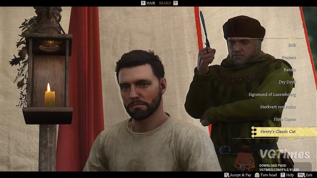 Kingdom Come: Deliverance 2 — Прически и бороды