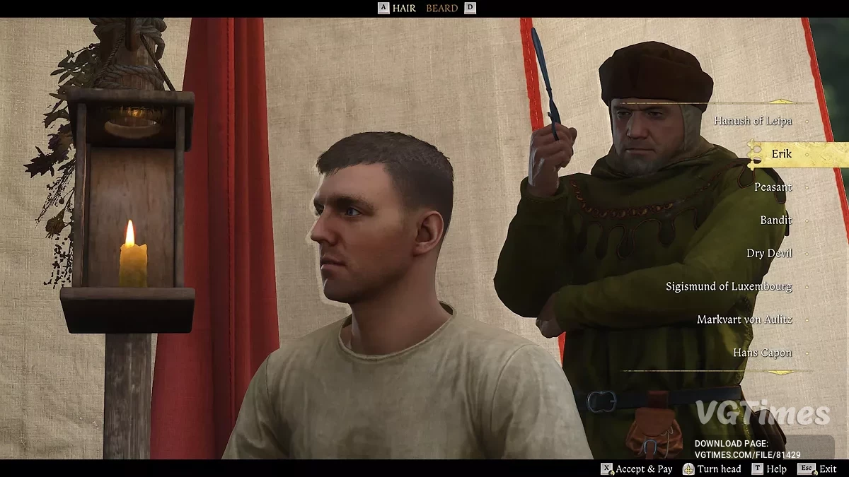 Kingdom Come: Deliverance 2 — Прически и бороды