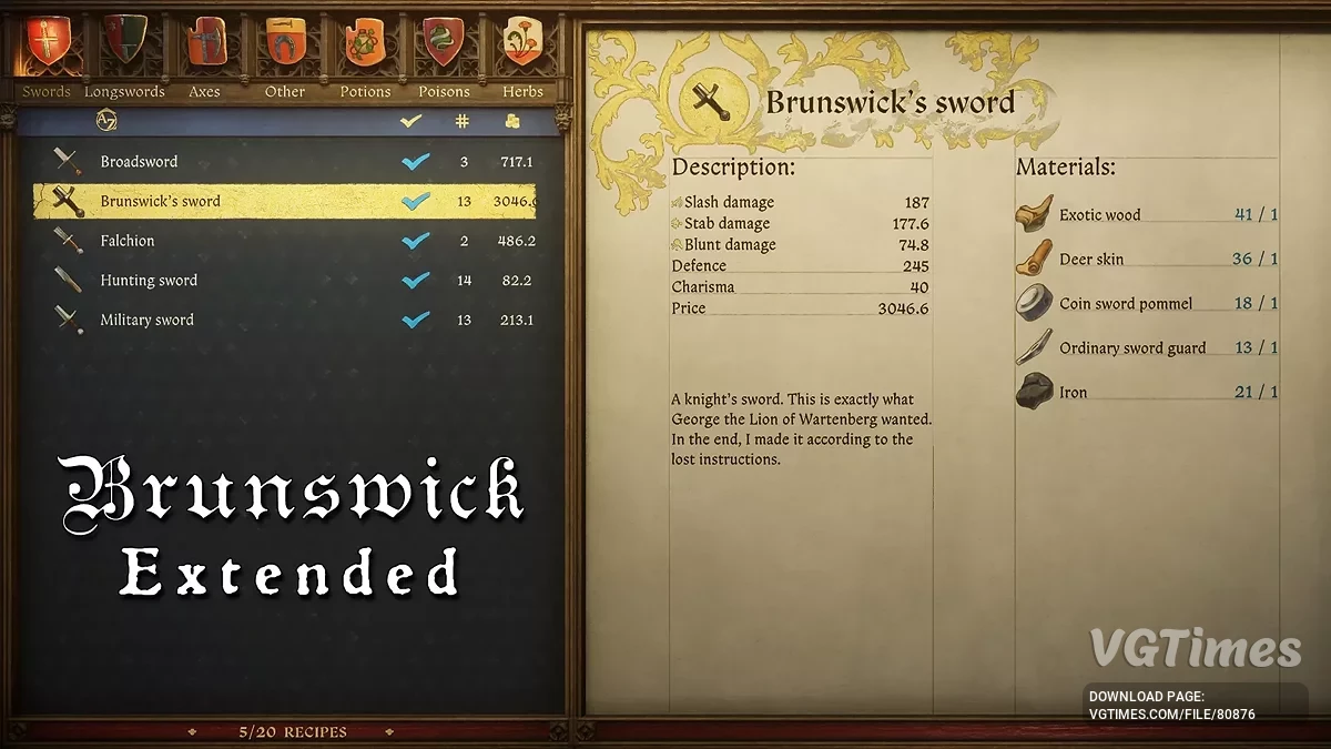 Kingdom Come: Deliverance 2 — Расширенный набор Брунцвика