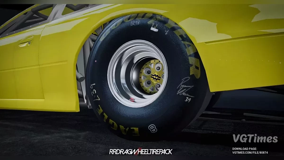 BeamNG.drive — RR Drag Racing Wheel And Tire Pack