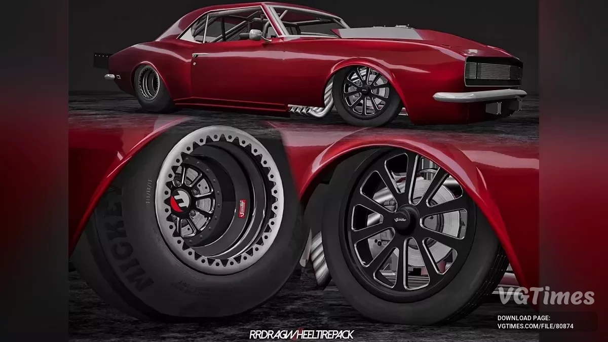 BeamNG.drive — RR Drag Racing Wheel And Tire Pack