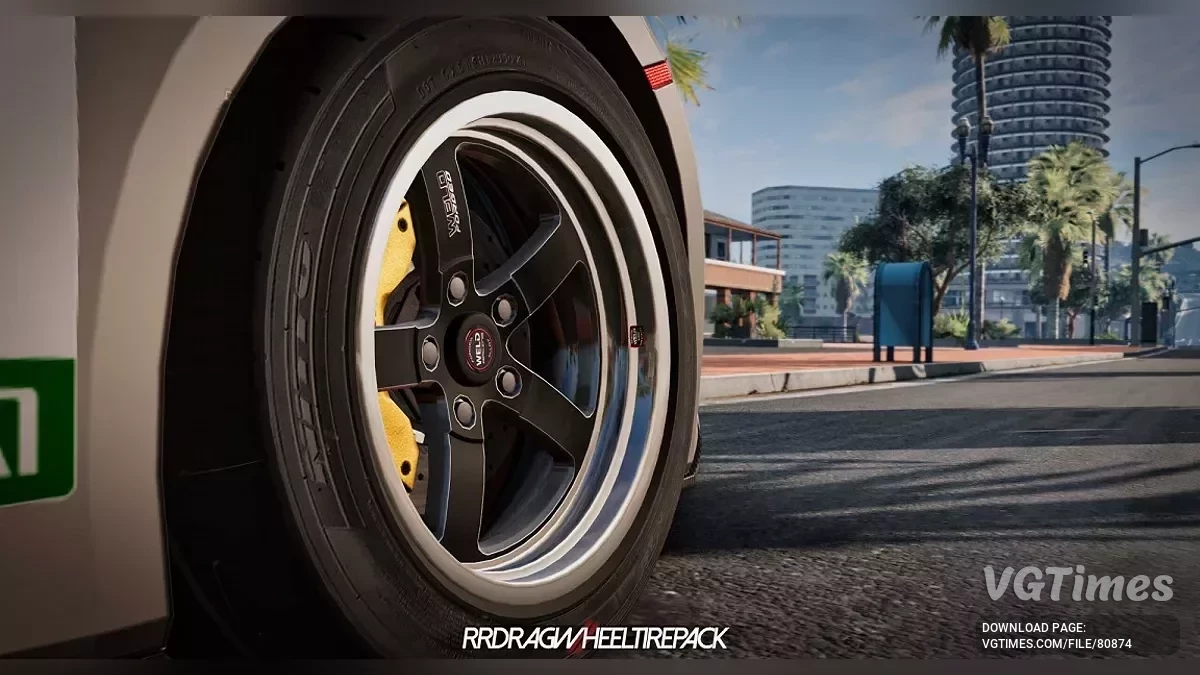 BeamNG.drive — RR Drag Racing Wheel And Tire Pack