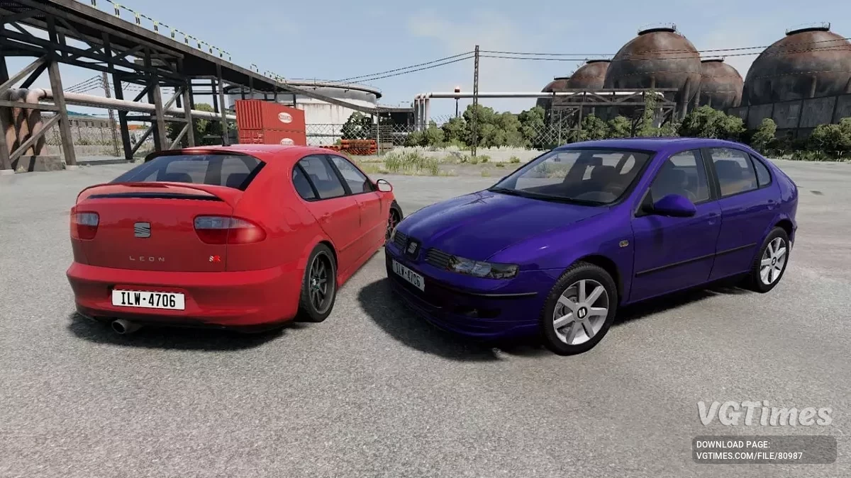 BeamNG.drive — Seat Leon 1M (TDI/VR6/20VT) v2.0 (0.34.x)