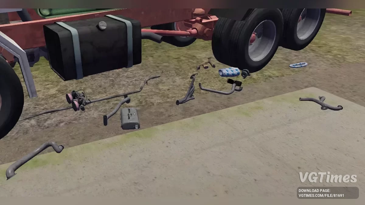 My Summer Car — Синяя Сатсума с собранной турбиной