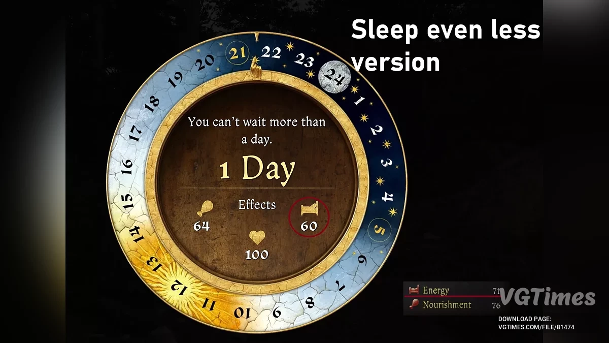 Kingdom Come: Deliverance 2 — Сонливость наступает медленнее