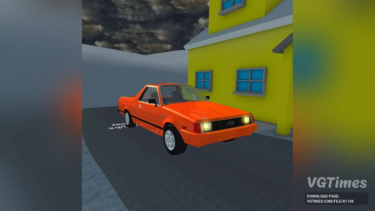 Simple Car Crash Physics Sim — Subaru Brat