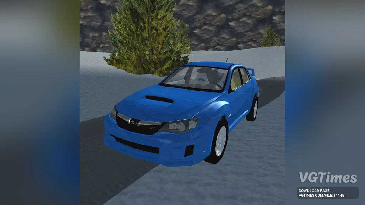 Simple Car Crash Physics Sim — Subaru WRX STI