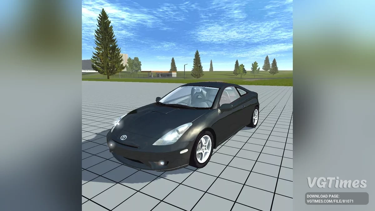 Simple Car Crash Physics Sim — Toyota Celica