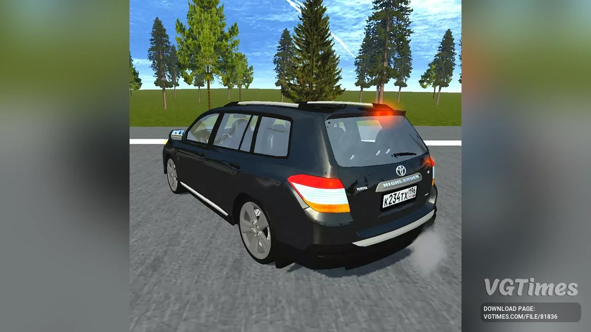 Simple Car Crash Physics Sim — Toyota Highlander