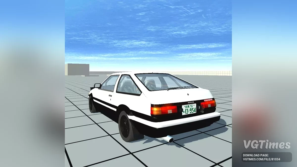 Not Simple Car Crash — Toyota Sprinter Trueno AE86