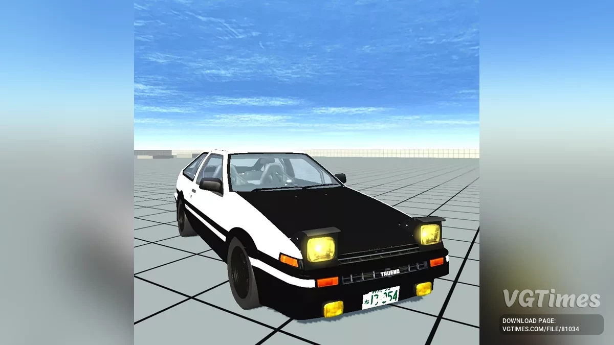 Not Simple Car Crash — Toyota Sprinter Trueno AE86