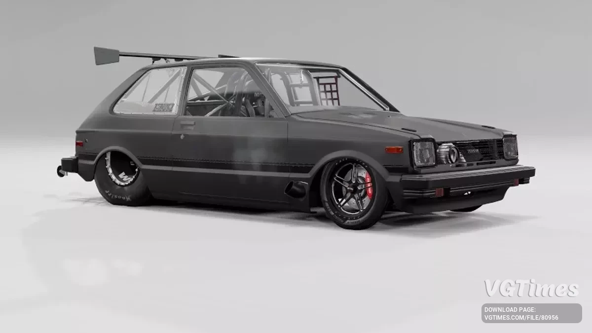 BeamNG.drive — Toyota Starlet Drag Car 1981 v1.1.1 (0.34.x)