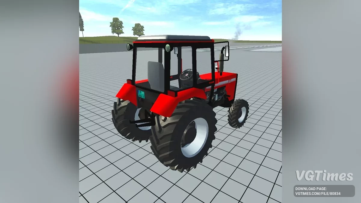 Simple Car Crash Physics Sim — Трактор IMT 577