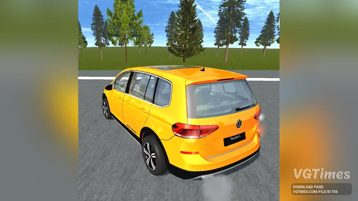 Simple Car Crash Physics Sim — Volkswagen cross touran L
