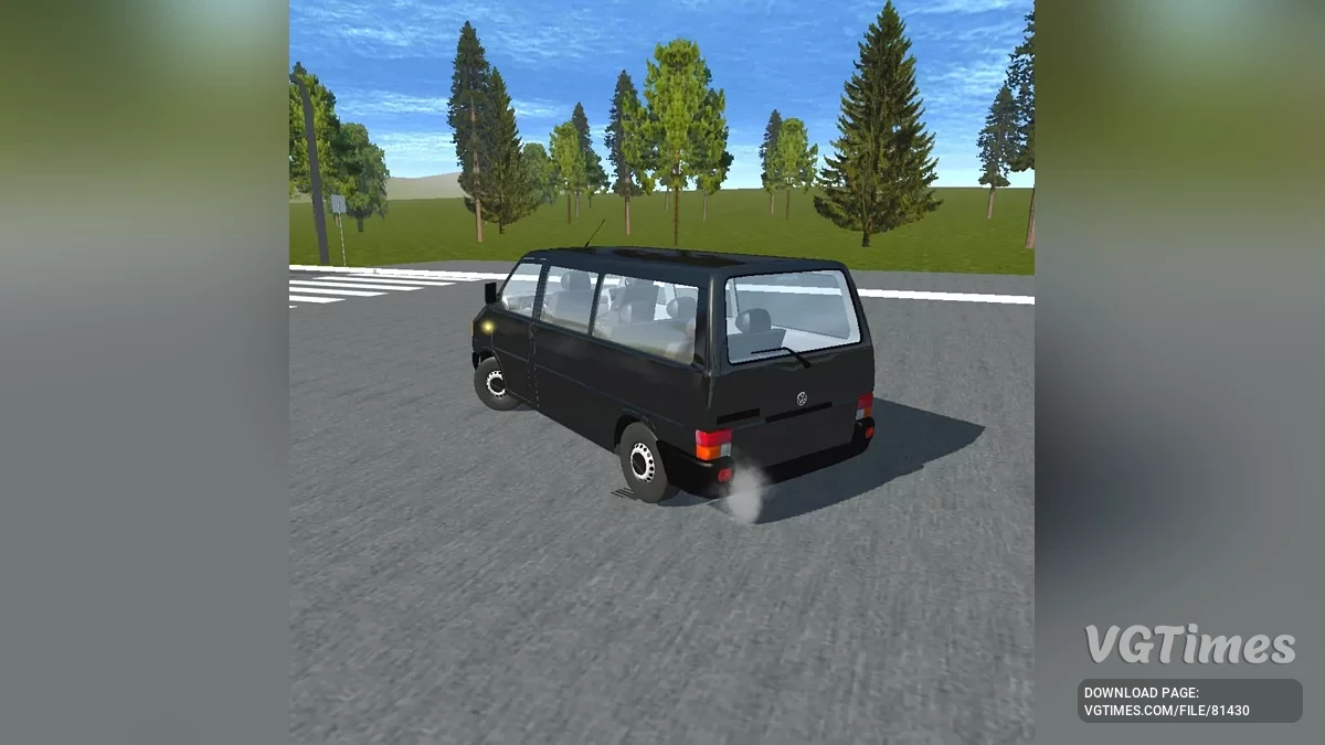 Simple Car Crash Physics Sim — Volkswagen Transporter