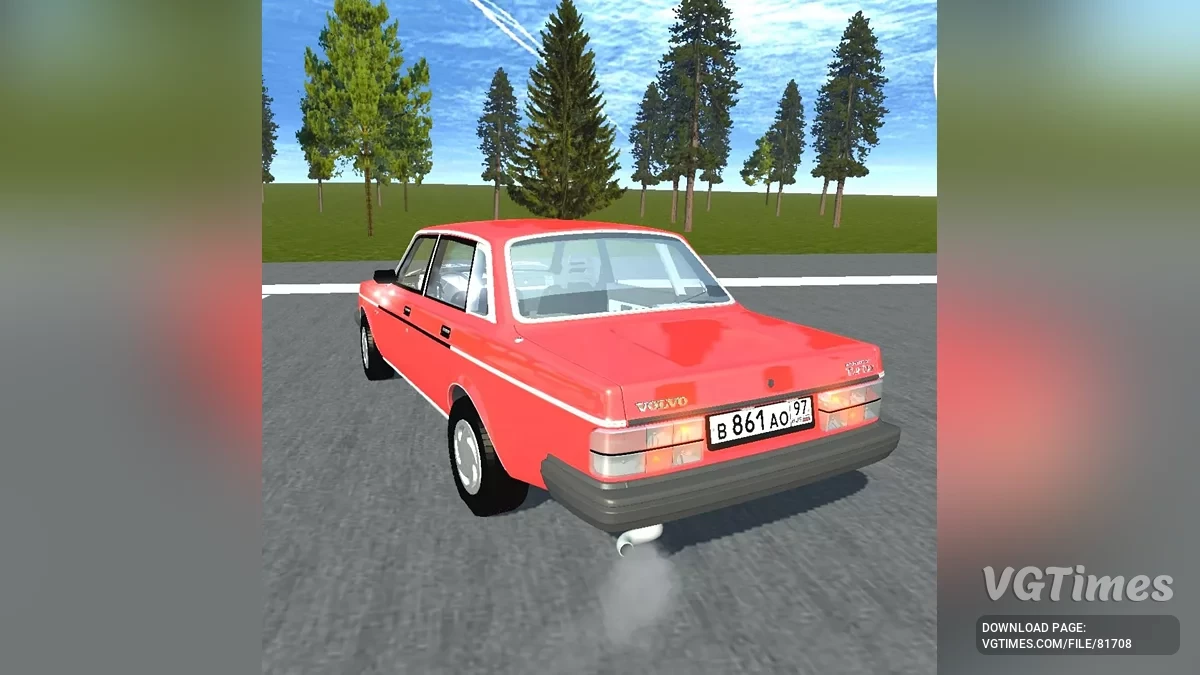 Simple Car Crash Physics Sim — Volvo 244