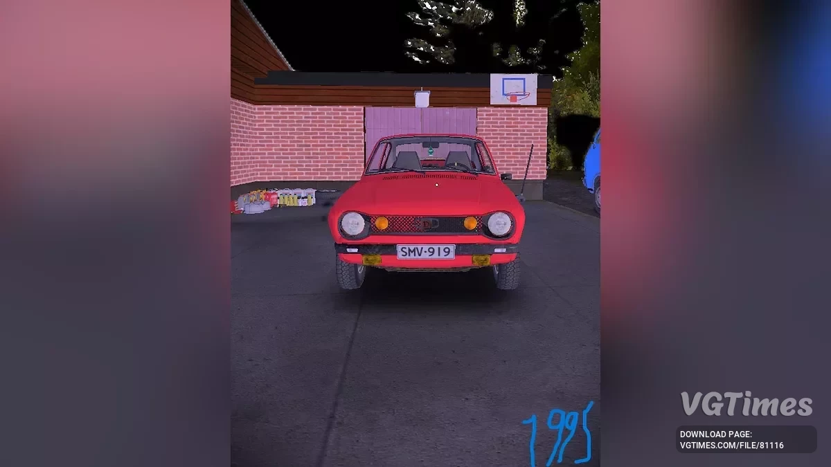 My Summer Car — Заводской Datsun A100, красный