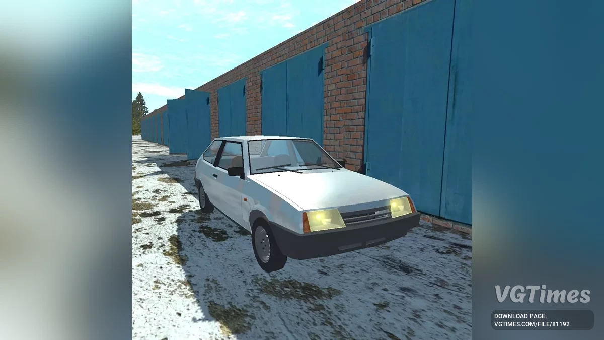 Simple Car Crash Physics Sim — Зимняя Россия