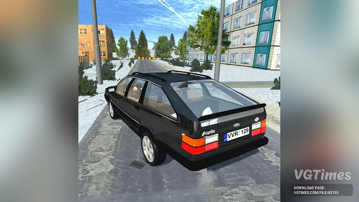 Simple Car Crash Physics Sim — Audi 100 C3 Avant