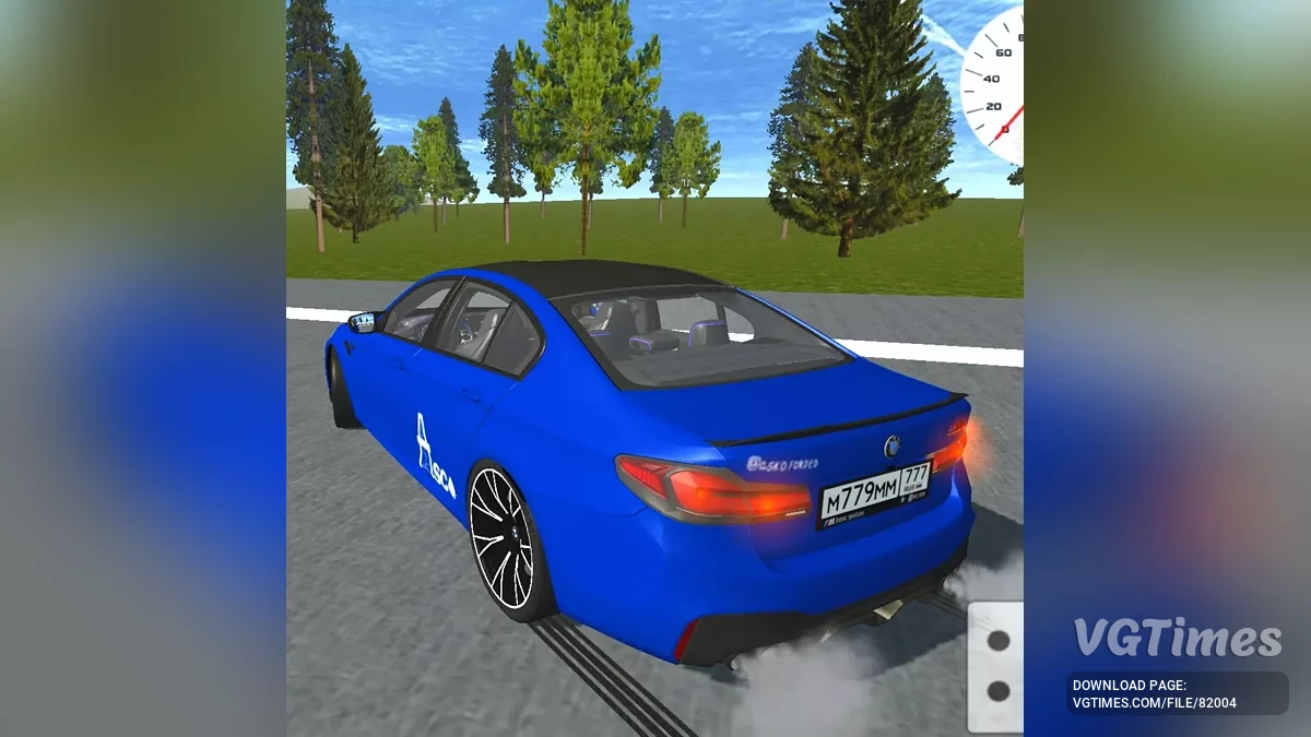 Simple Car Crash Physics Sim — BMW M5 F90 Asco