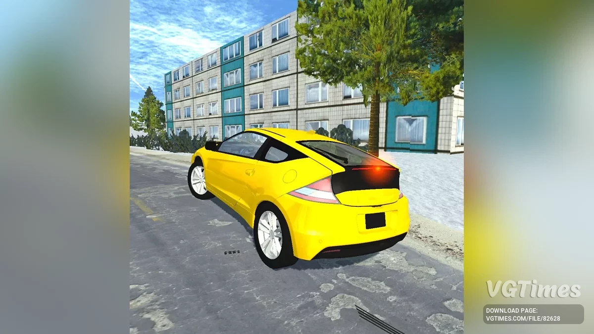 Simple Car Crash Physics Sim — Honda CRZ