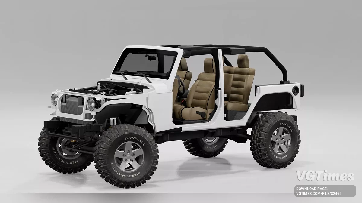 BeamNG.drive — Jeep Wrangler 2007 v1.0 (0.35.x)