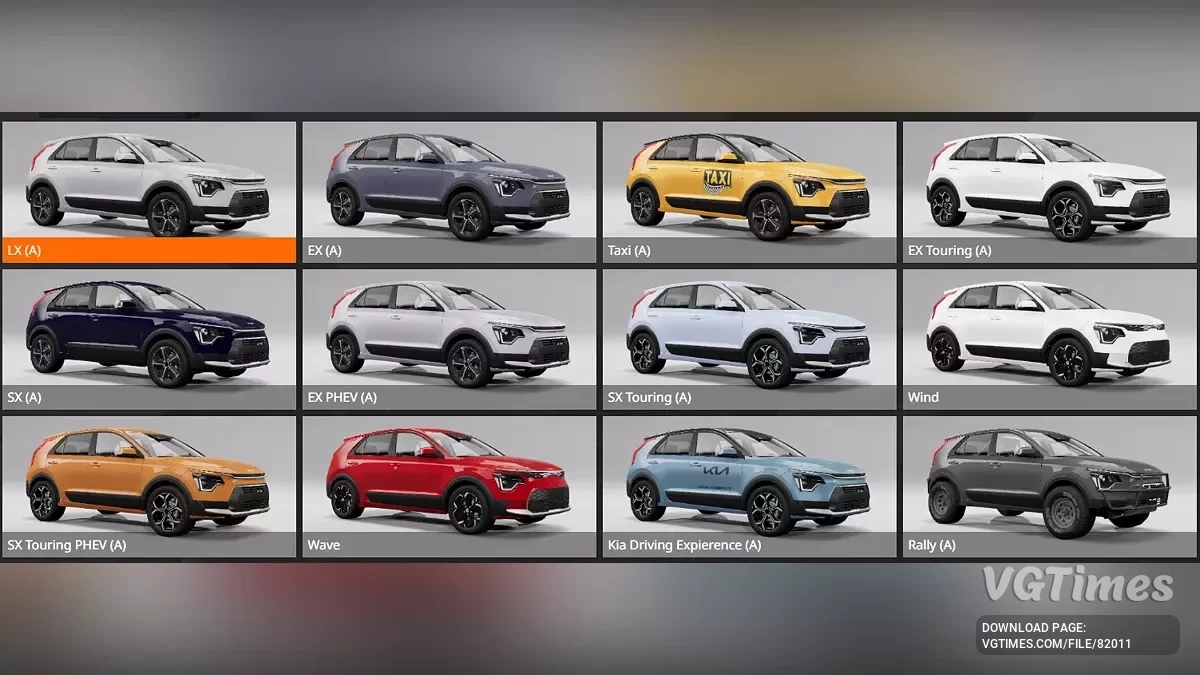 BeamNG.drive — Kia Niro 2024 (W/ Airbags) v1.0 (0.35.x)