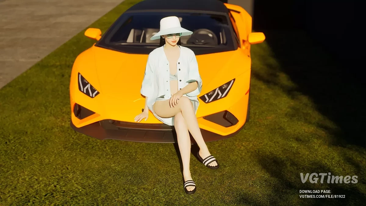 inZOI — Lamborghini Huracan Evo 2021 (украшение)