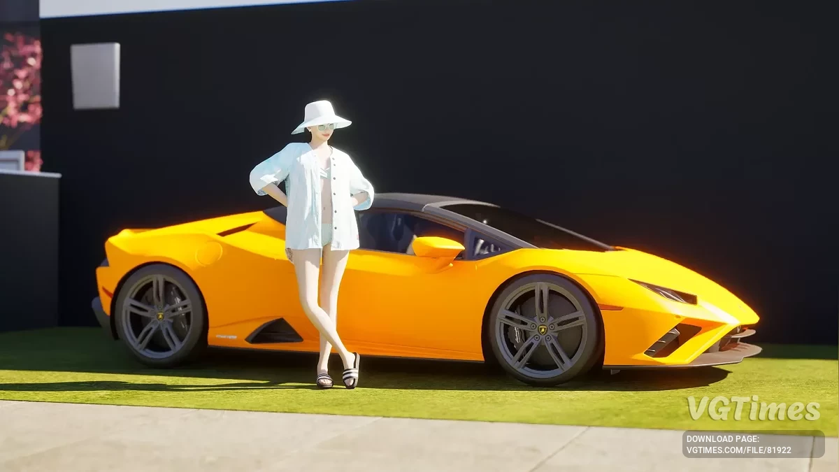 inZOI — Lamborghini Huracan Evo 2021 (украшение)