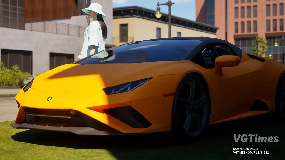 inZOI — Lamborghini Huracan Evo 2021 (украшение)