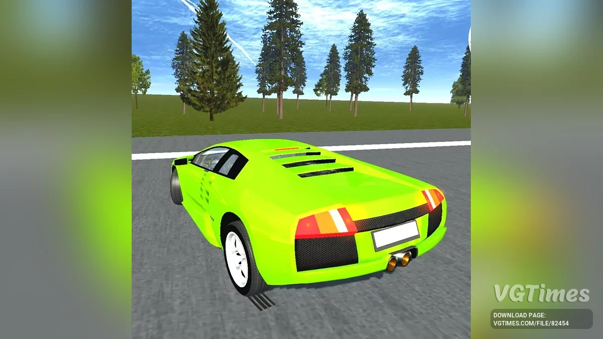 Simple Car Crash Physics Sim — Lamborghini Murciélago 2001