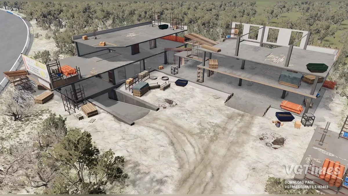 BeamNG.drive — Lonestar Speedway, USA v1.25 (0.35.x)