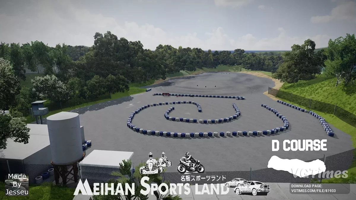BeamNG.drive — Meihan Sportsland v1.0 (0.34.x)