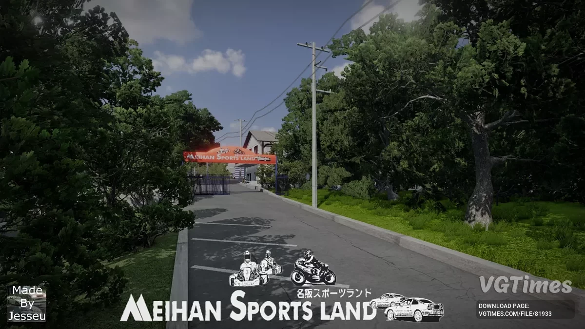 BeamNG.drive — Meihan Sportsland v1.0 (0.34.x)