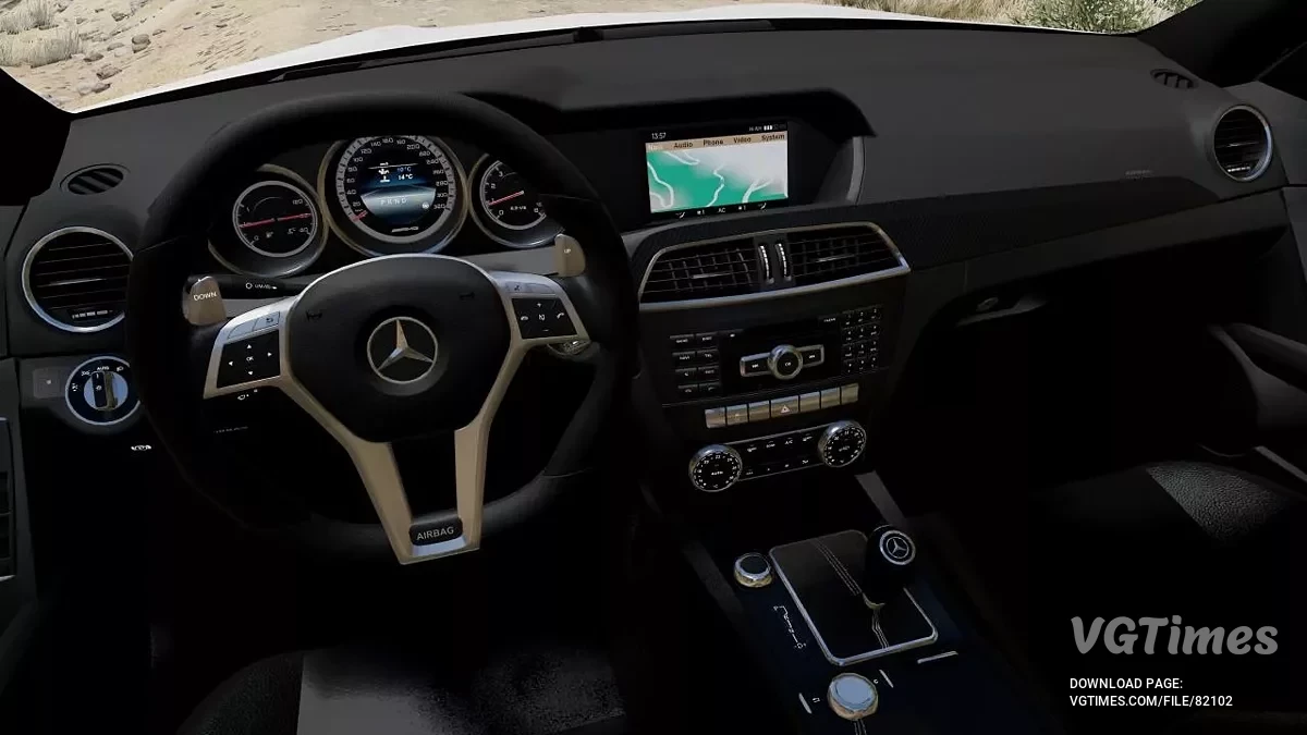 BeamNG.drive — Mercedes-Benz C-Class (W204) v1.0 (v0.35.x)