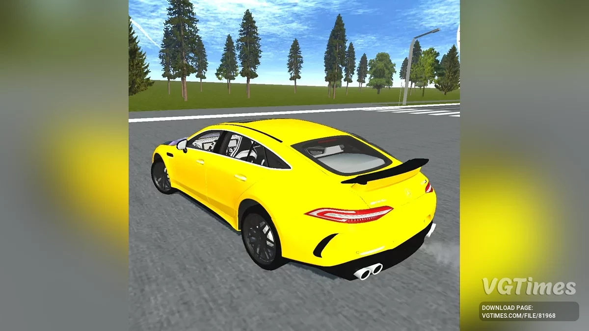 Simple Car Crash Physics Sim — Mercedes GT63 S фирменный