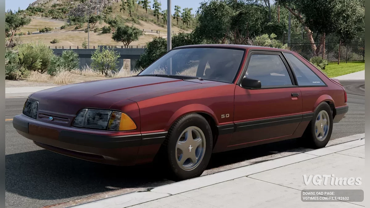 BeamNG.drive — Mustang Foxbody Dragstar v1.0 (0.35.x)