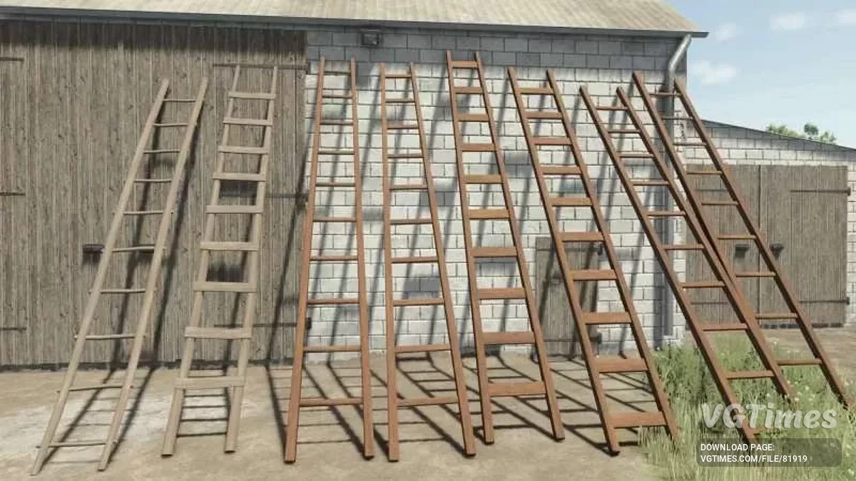 Farming Simulator 25 — Набор деревянных лестниц