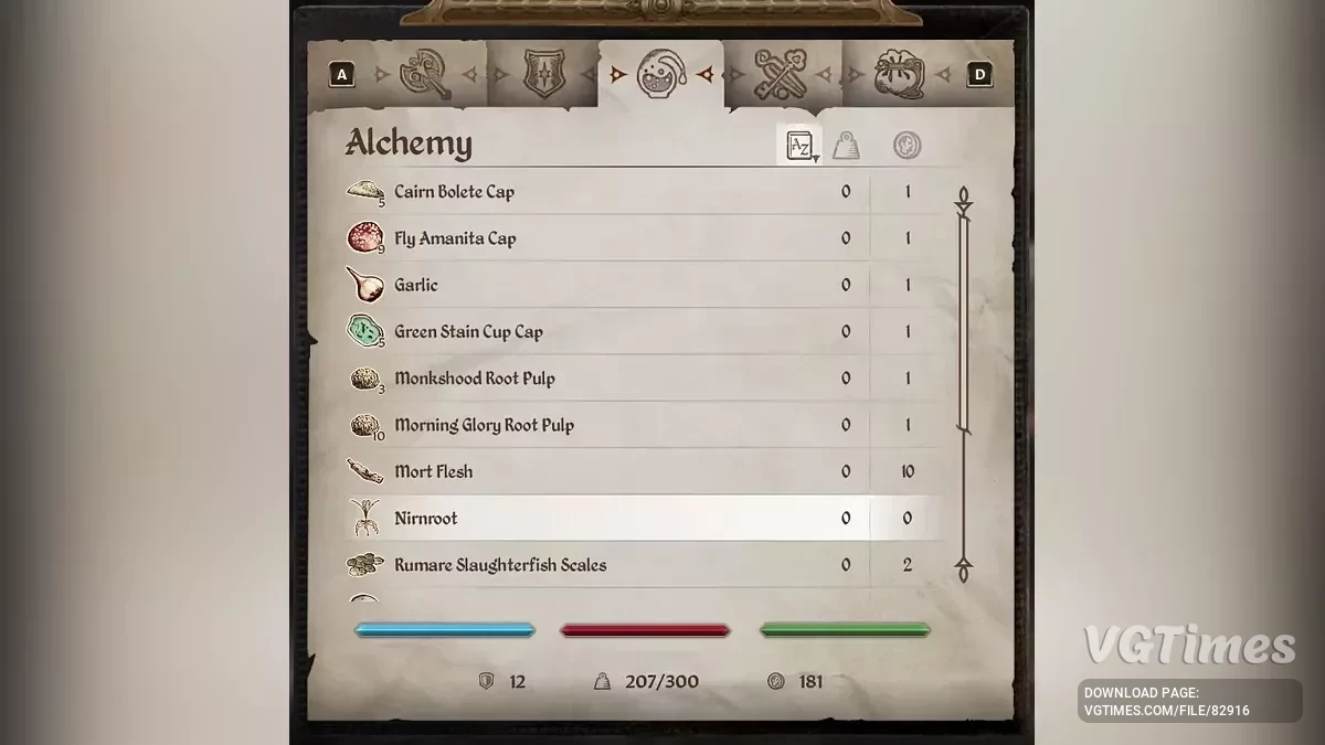 The Elder Scrolls 4: Oblivion Remastered — Невесомые ингридиенты