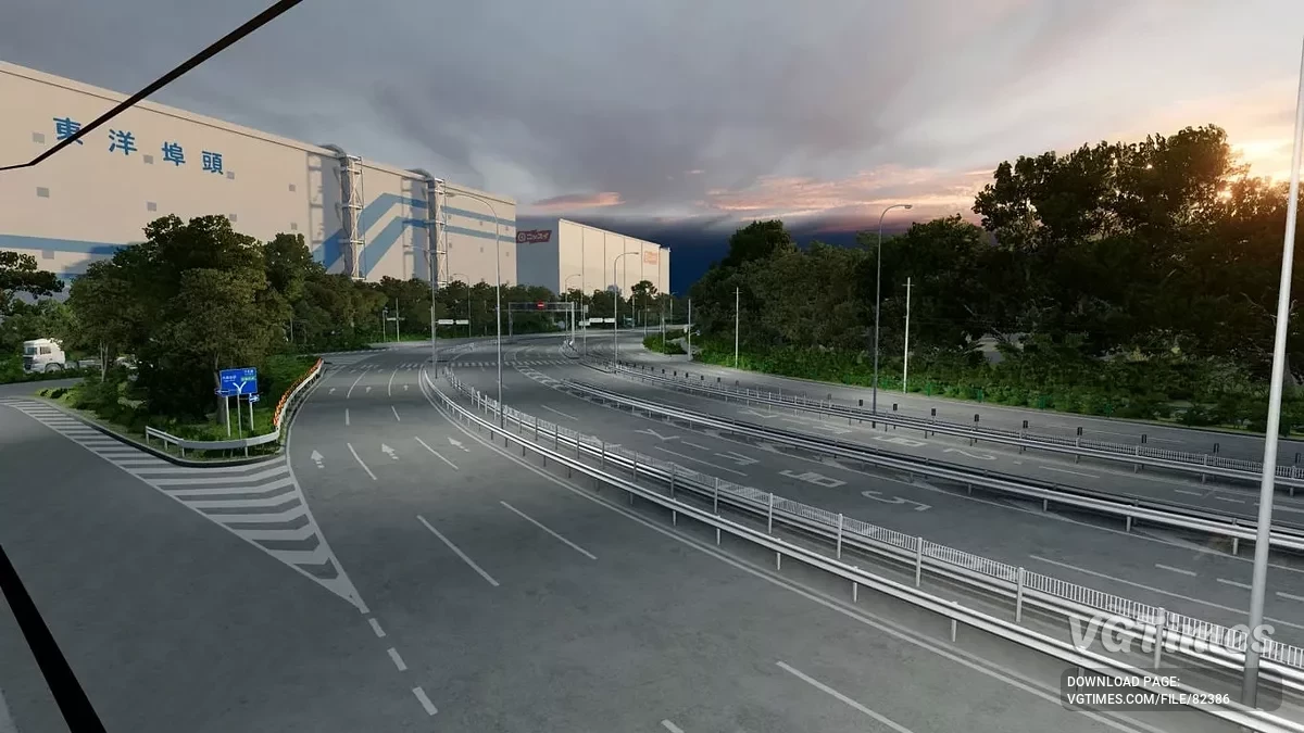 BeamNG.drive — Oi Wharf (大井埠頭) v1.0 (0.35.x)