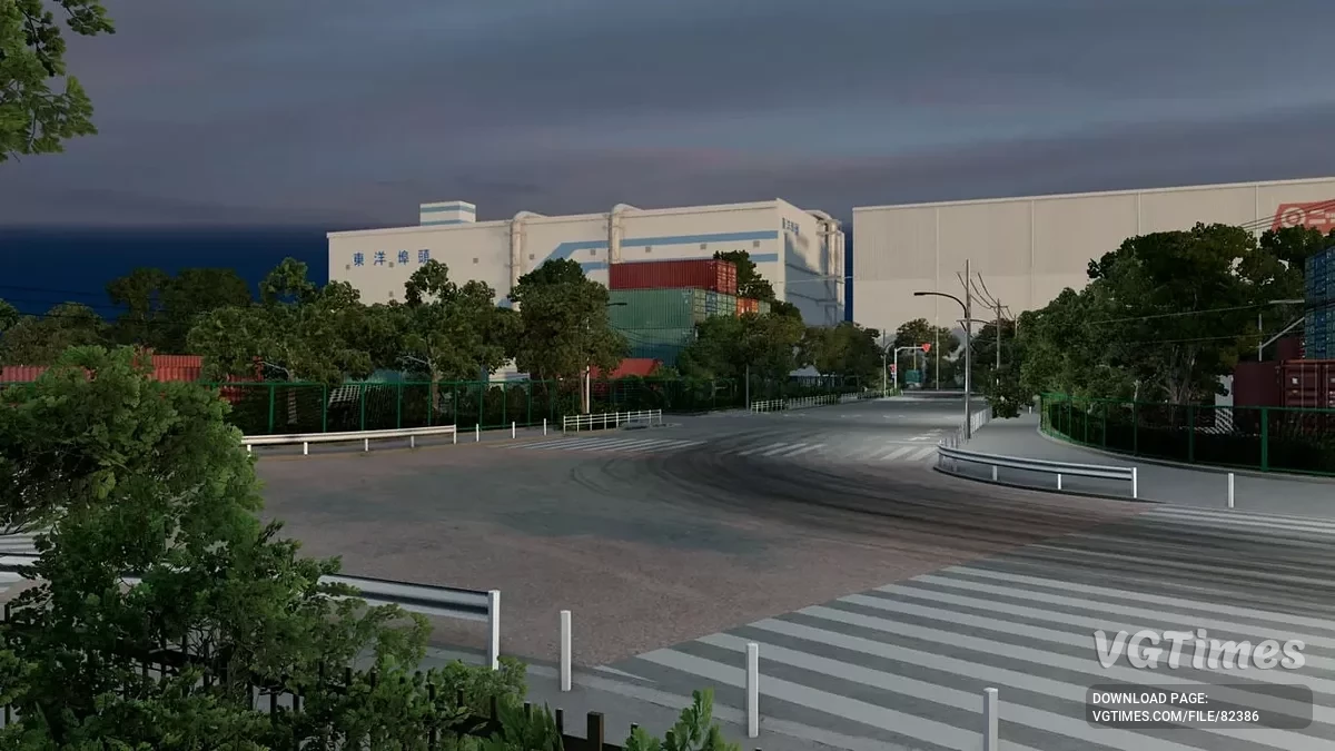 BeamNG.drive — Oi Wharf (大井埠頭) v1.0 (0.35.x)