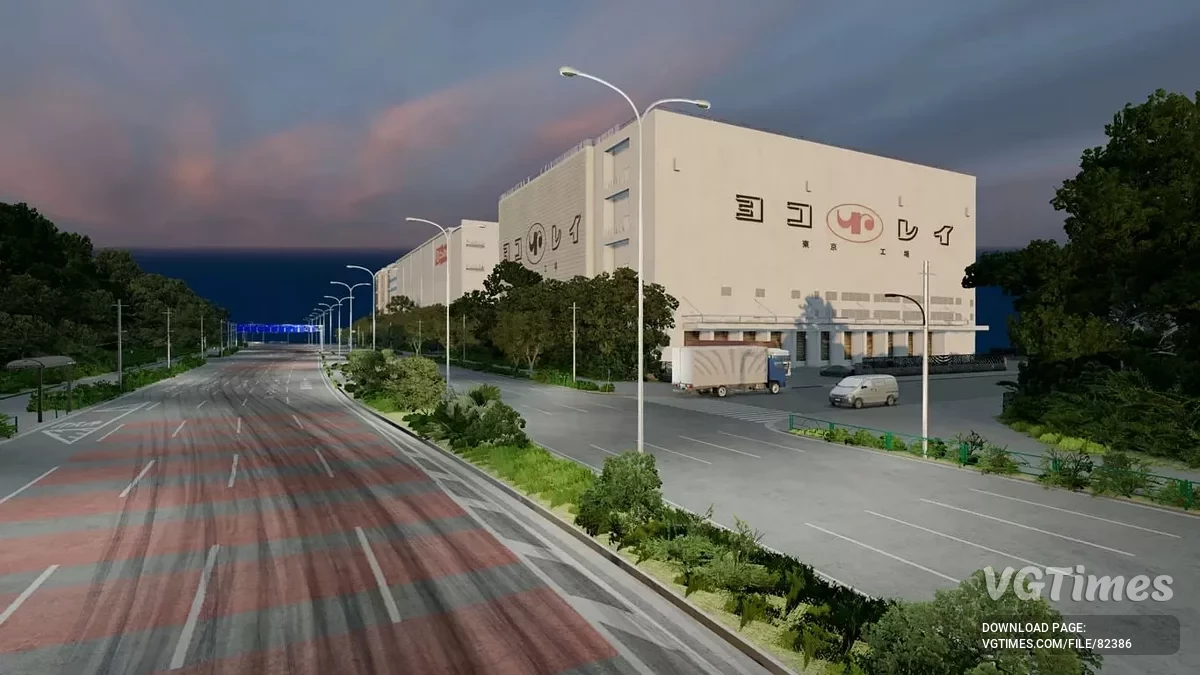 BeamNG.drive — Oi Wharf (大井埠頭) v1.0 (0.35.x)