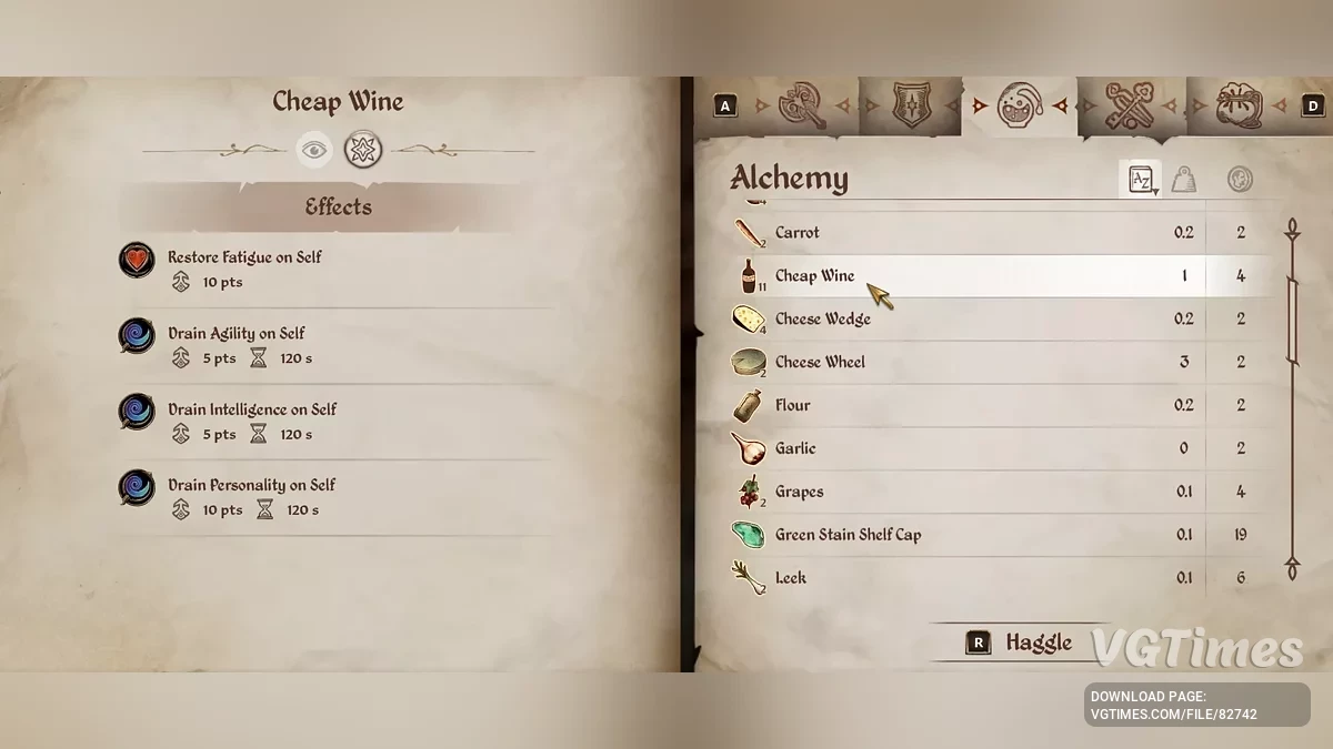 The Elder Scrolls 4: Oblivion Remastered — Отключение негативных эффектов алкоголя