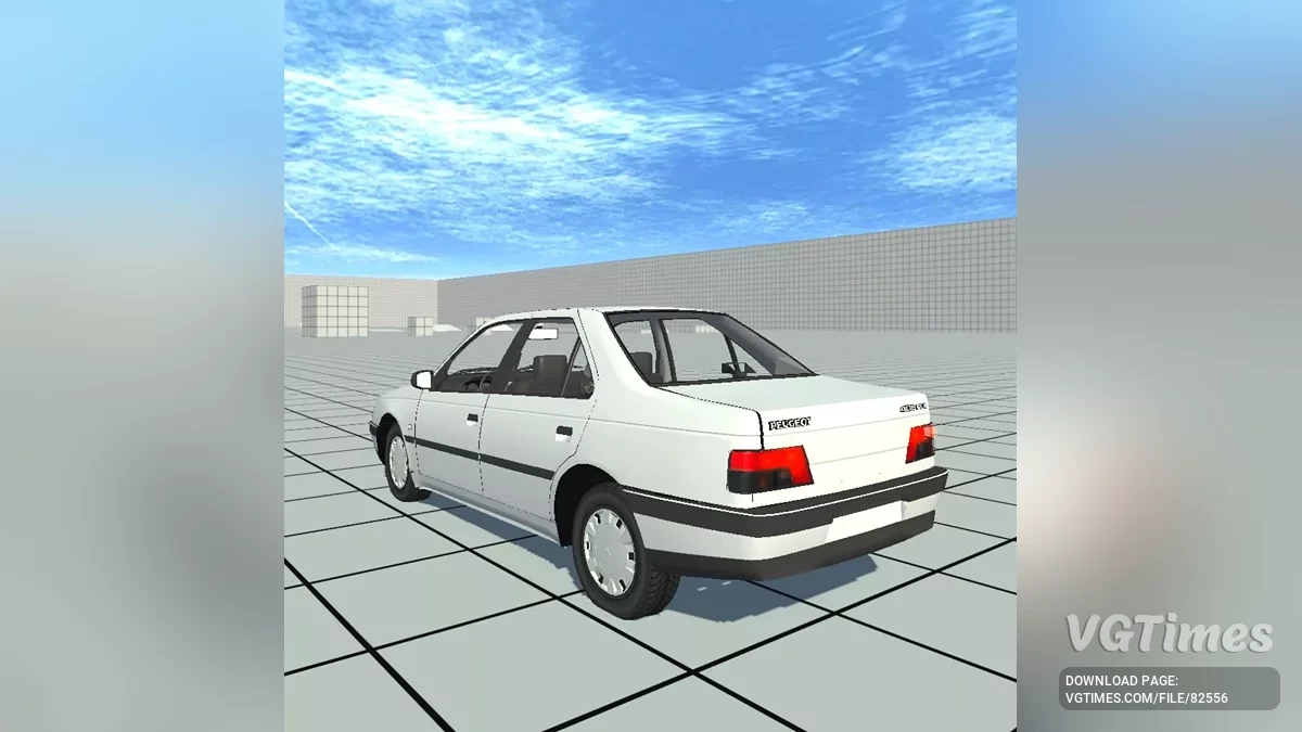 Not Simple Car Crash — Peugeot 405GLX